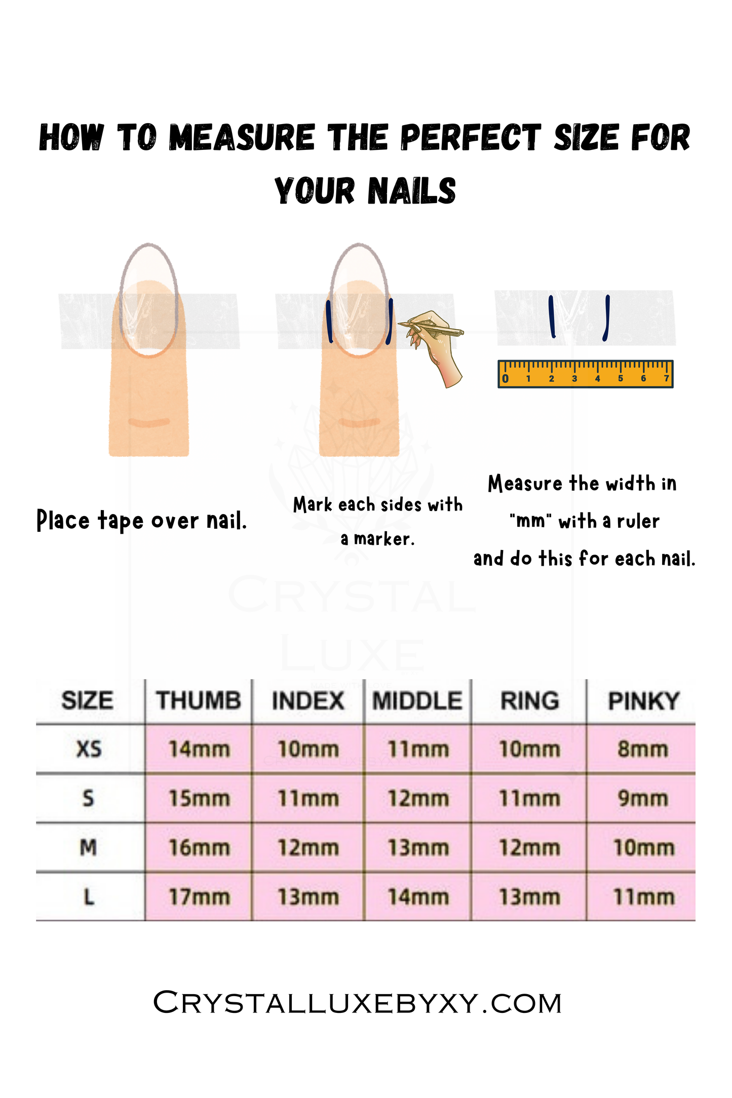 Press On Nails-Mystery Envelopes