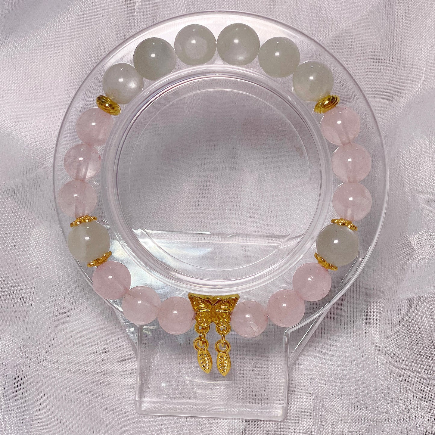 Rose Quartz and Moonstone