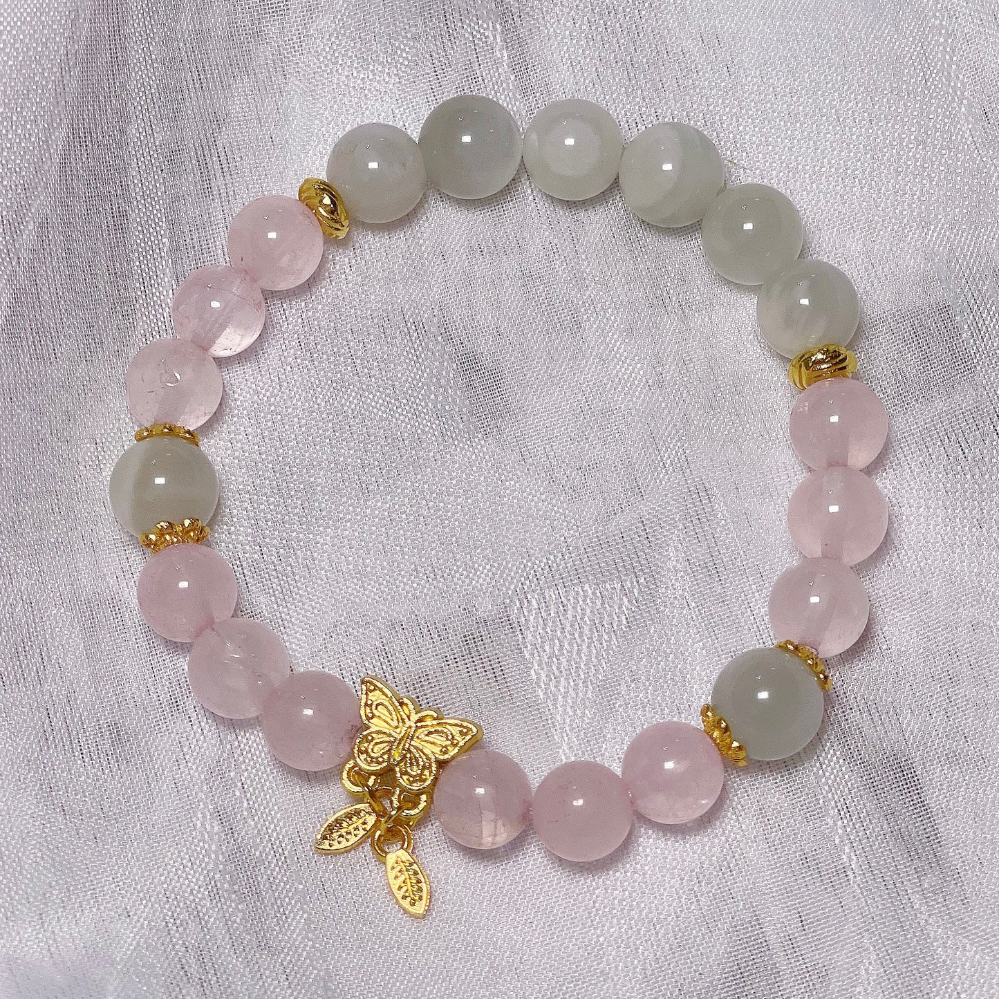 Rose Quartz and Moonstone
